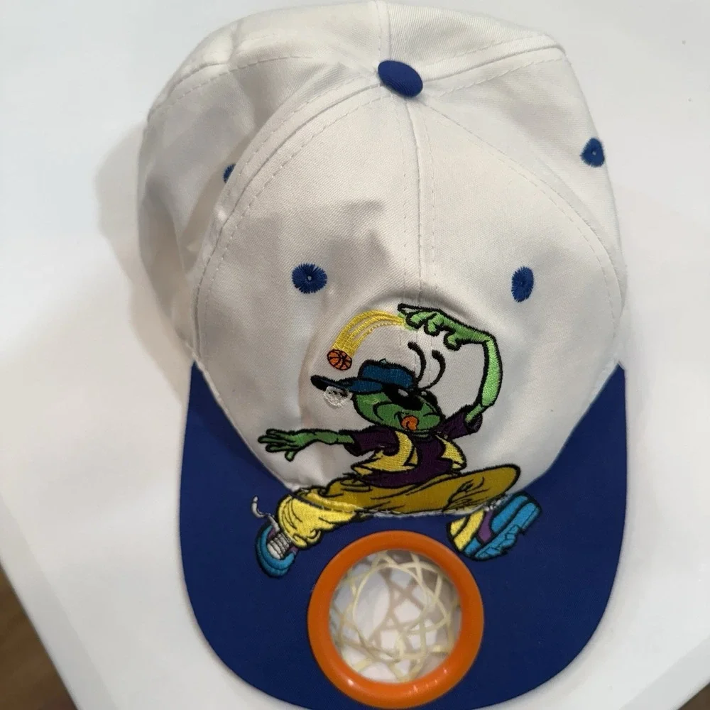 Hoop Hopper VTG Set The Curve Snapback Hat Cap Basketball Goal RARE‎ Embroidered